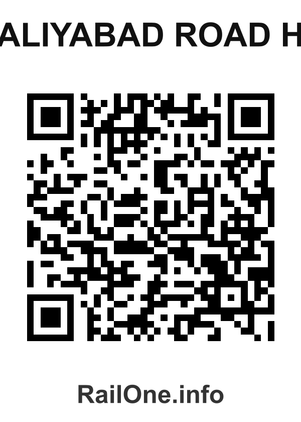 RailOne QR Code for Aliyabad Road H station