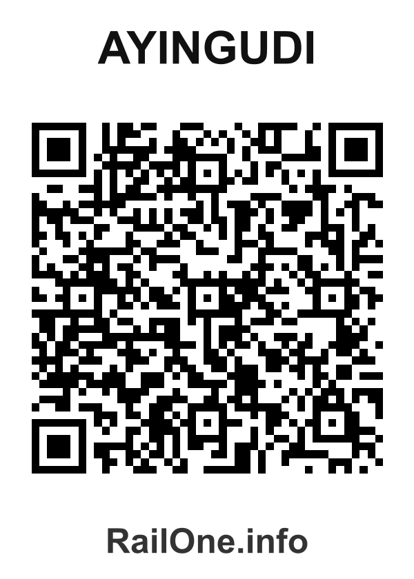 RailOne QR Code for Ayingudi station