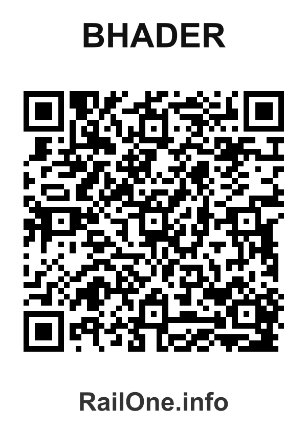 RailOne QR Code for Bhader station