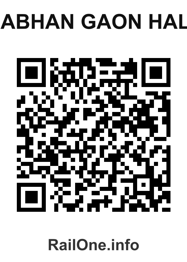 RailOne QR Code for Babhan Gaon Halt station
