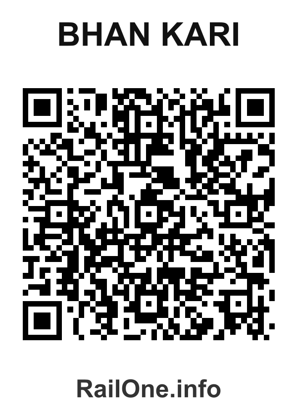 RailOne QR Code for Bhan Kari station