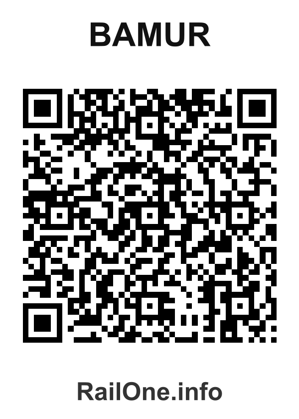RailOne QR Code for Bamur station