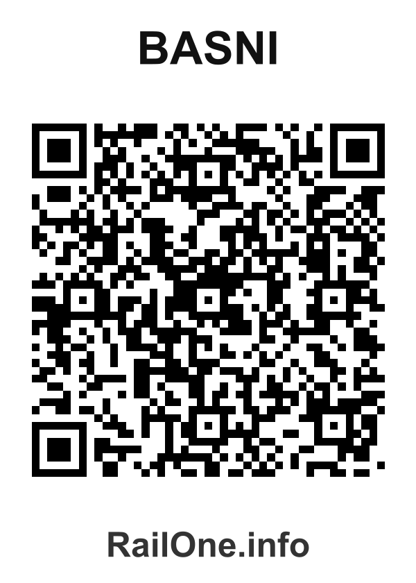 RailOne QR Code for Basni station