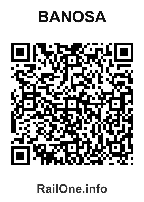 RailOne QR Code for Banosa station