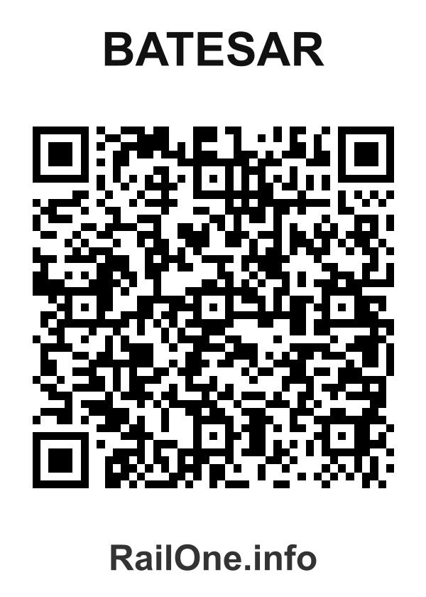 RailOne QR Code for Batesar station