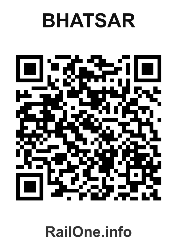 RailOne QR Code for Bhatsar station