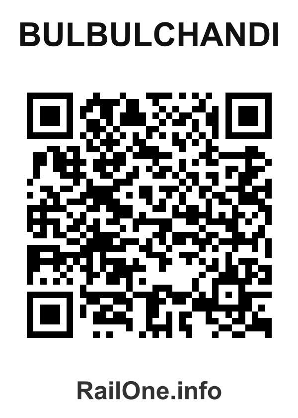 RailOne QR Code for Bulbulchandi station