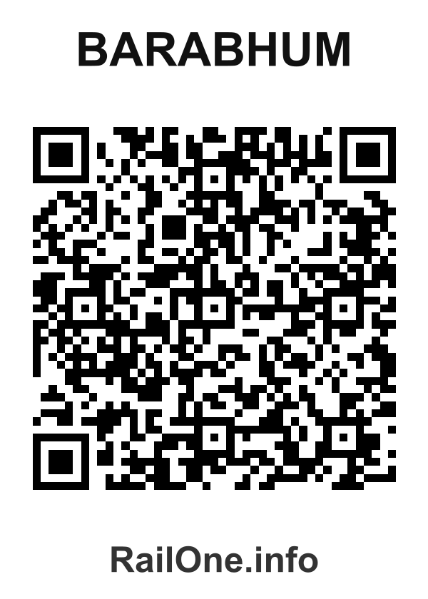 RailOne QR Code for Barabhum station