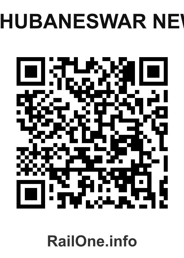 RailOne QR Code for Bhubaneswar New station