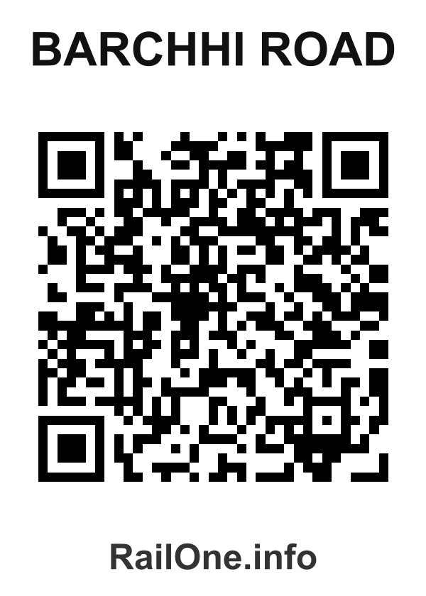 RailOne QR Code for Barchhi Road station
