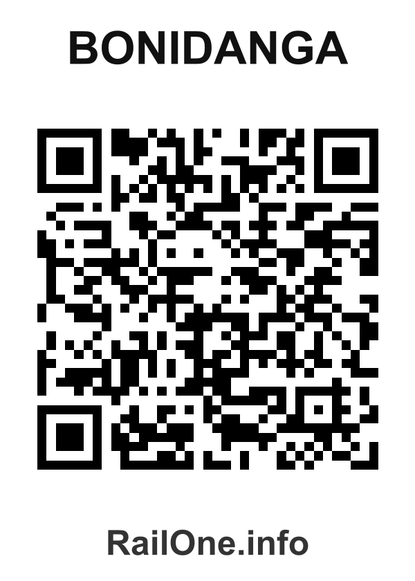 RailOne QR Code for Bonidanga station