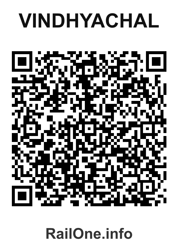 RailOne QR Code for Vindhyachal station