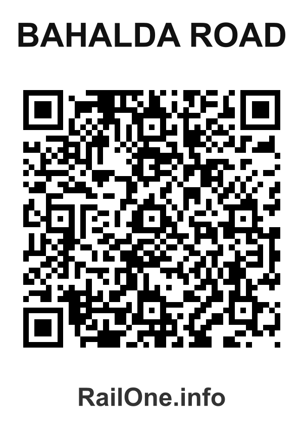 RailOne QR Code for Bahalda Road station