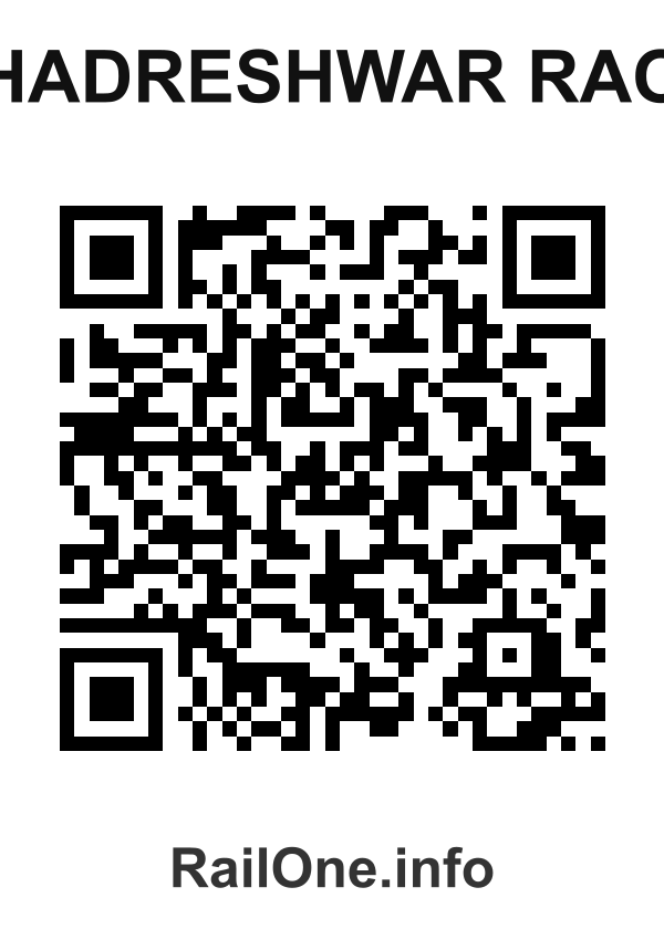 RailOne QR Code for Bhadreshwar Raod station