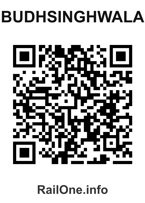 RailOne QR Code for Budhsinghwala station