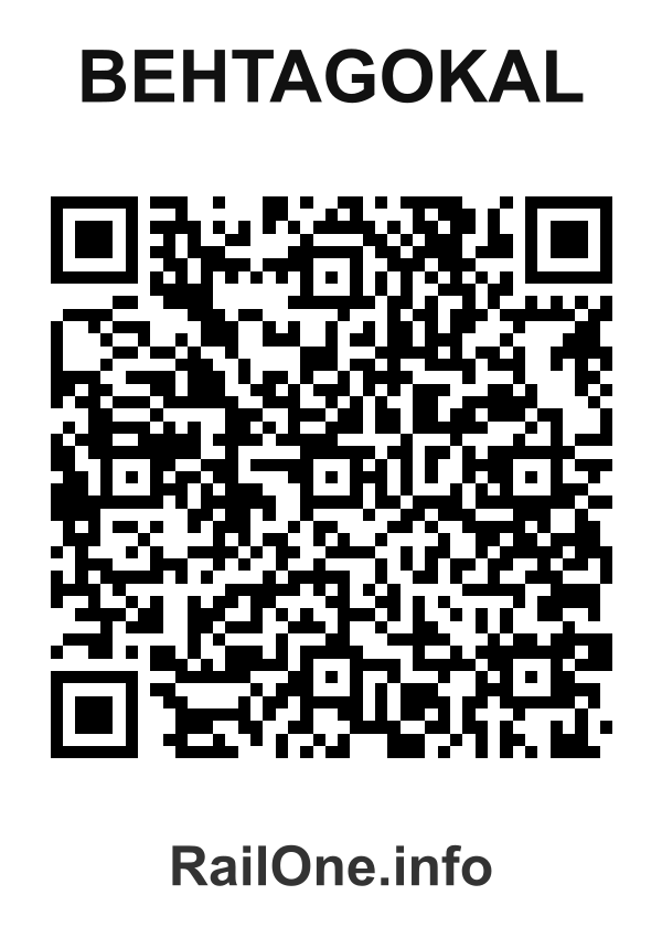 RailOne QR Code for Behtagokal station