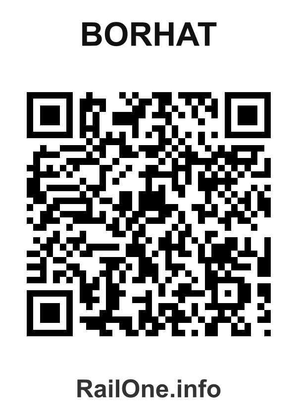 RailOne QR Code for Borhat station