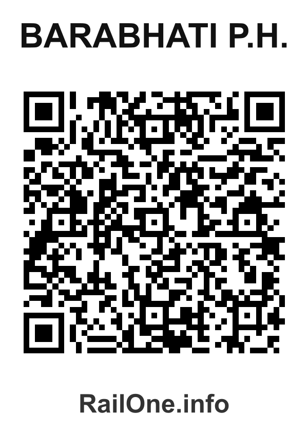 RailOne QR Code for Barabhati P.h. station