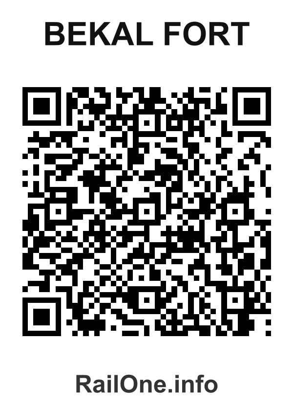 RailOne QR Code for Bekal Fort station