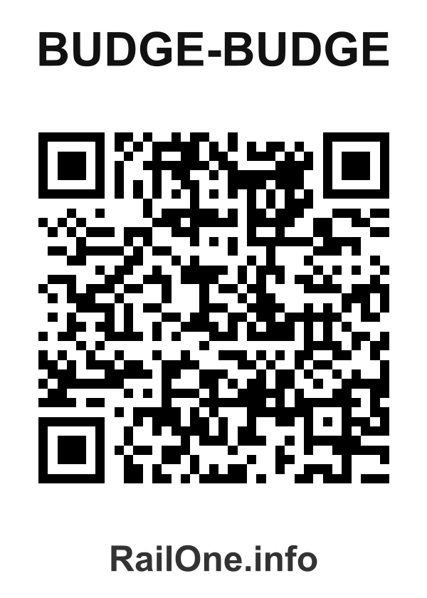 RailOne QR Code for Budge-budge station