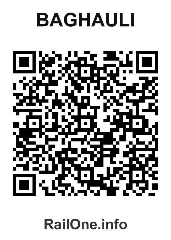 RailOne QR Code for Baghauli station