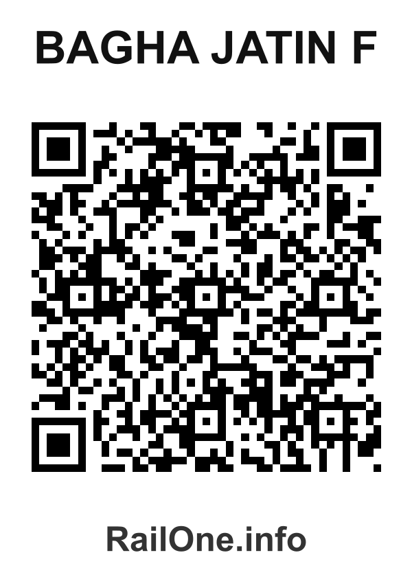 RailOne QR Code for Bagha Jatin F station
