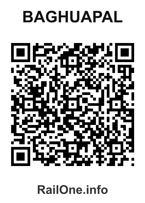 RailOne QR Code for Baghuapal station