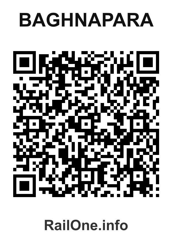 RailOne QR Code for Baghnapara station