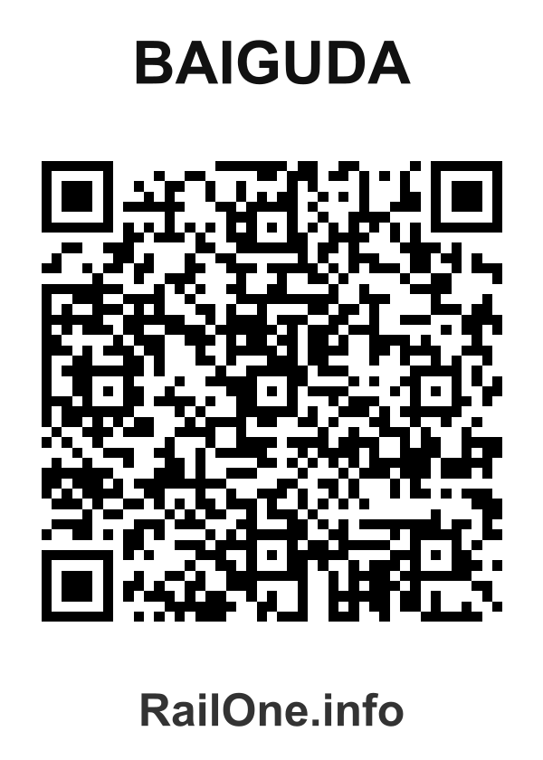 RailOne QR Code for Baiguda station