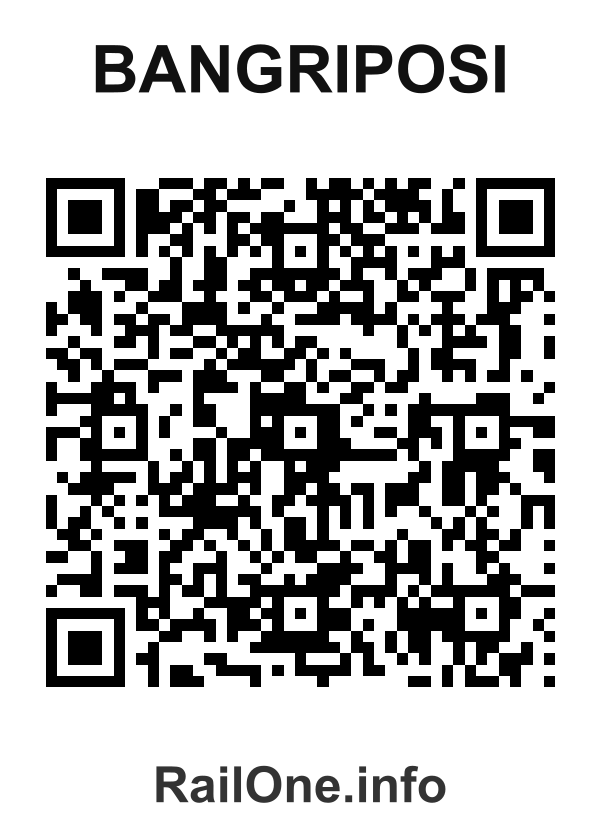 RailOne QR Code for Bangriposi station