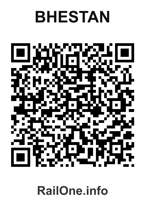 RailOne QR Code for Bhestan station