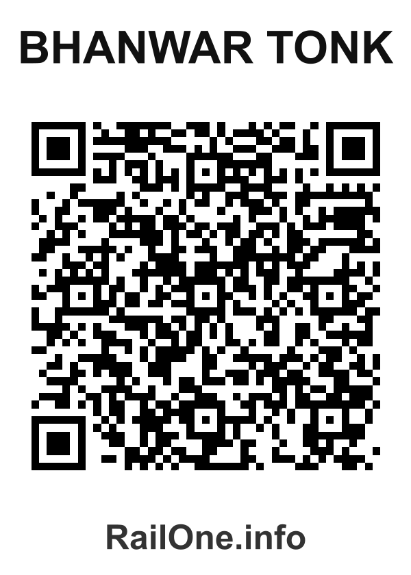 RailOne QR Code for Bhanwar Tonk station