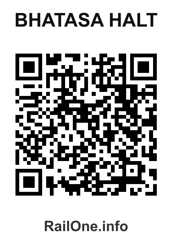 RailOne QR Code for Bhatasa Halt station