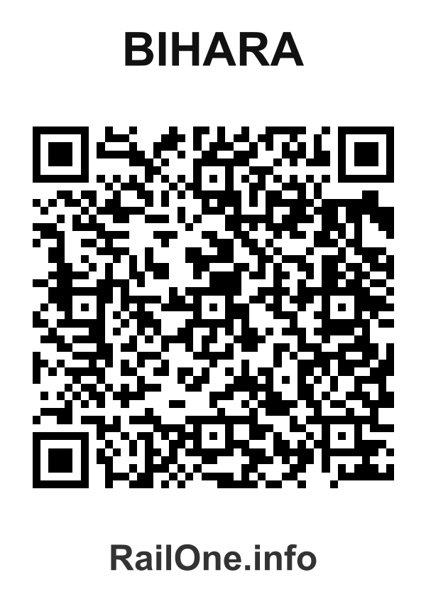 RailOne QR Code for Bihara station