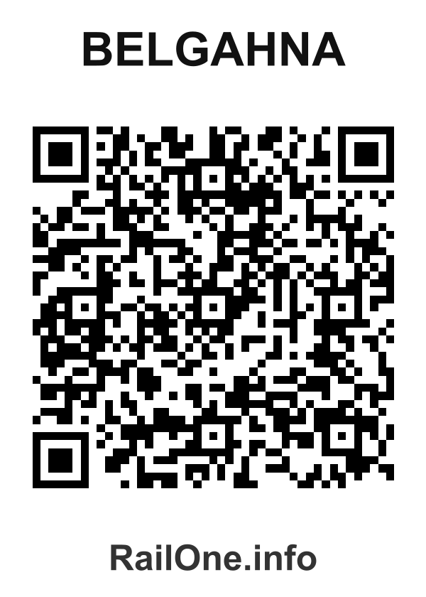 RailOne QR Code for Belgahna station