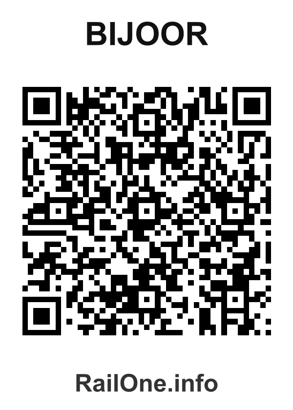RailOne QR Code for Bijoor station