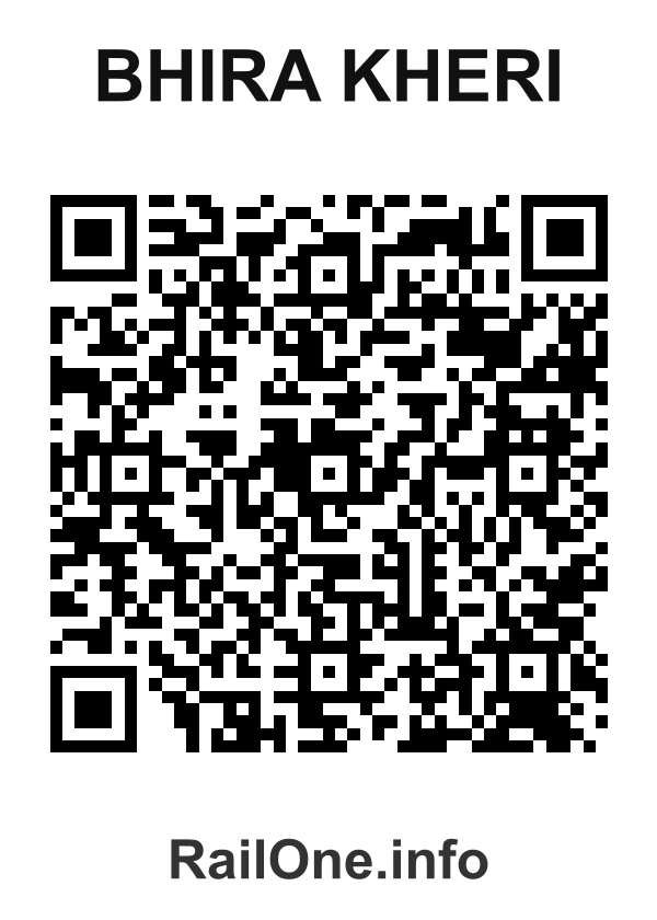 RailOne QR Code for Bhira Kheri station