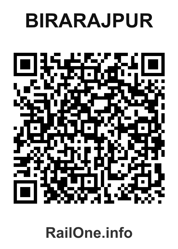 RailOne QR Code for Birarajpur station