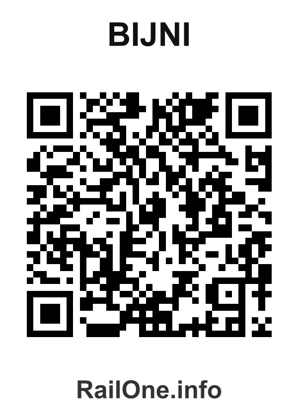 RailOne QR Code for Bijni station