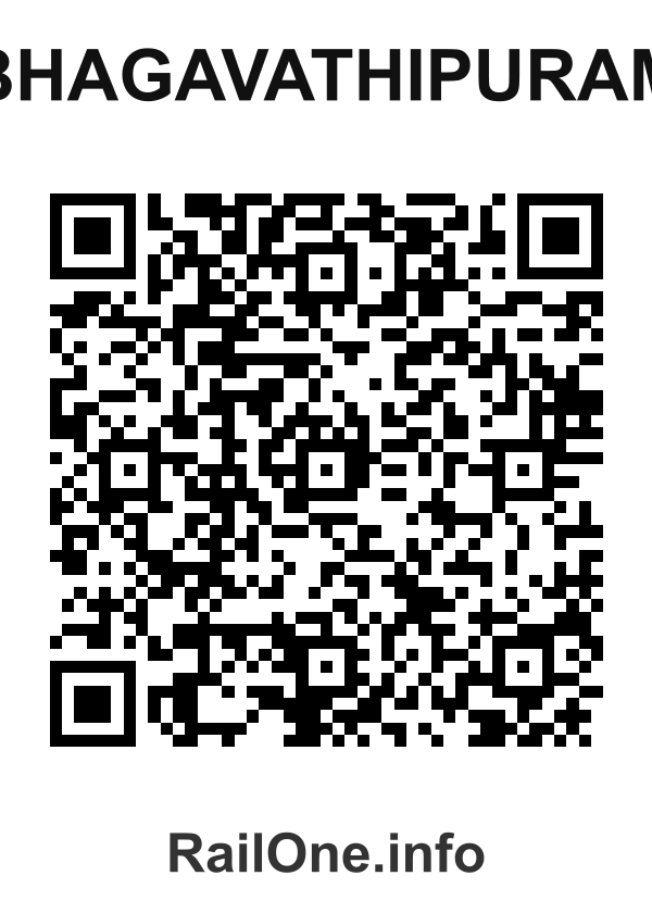 RailOne QR Code for Bhagavathipuram station
