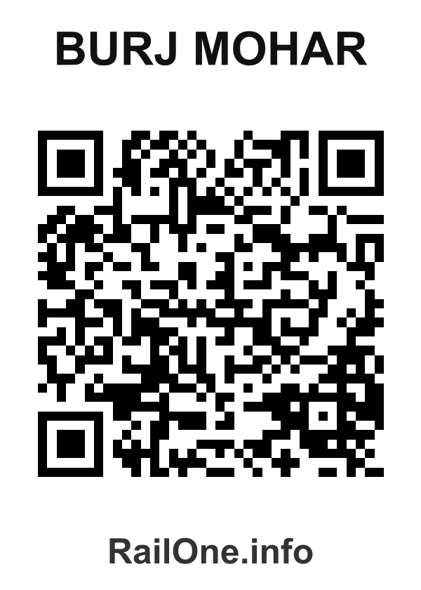 RailOne QR Code for Burj Mohar station