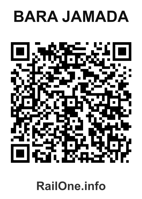 RailOne QR Code for Bara Jamada station