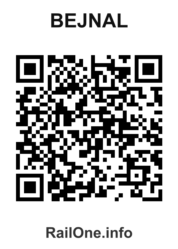 RailOne QR Code for Bejnal station