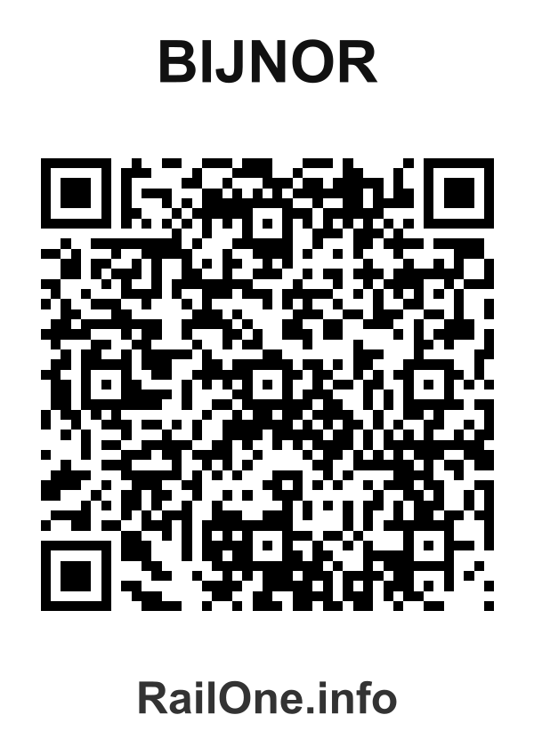 RailOne QR Code for Bijnor station