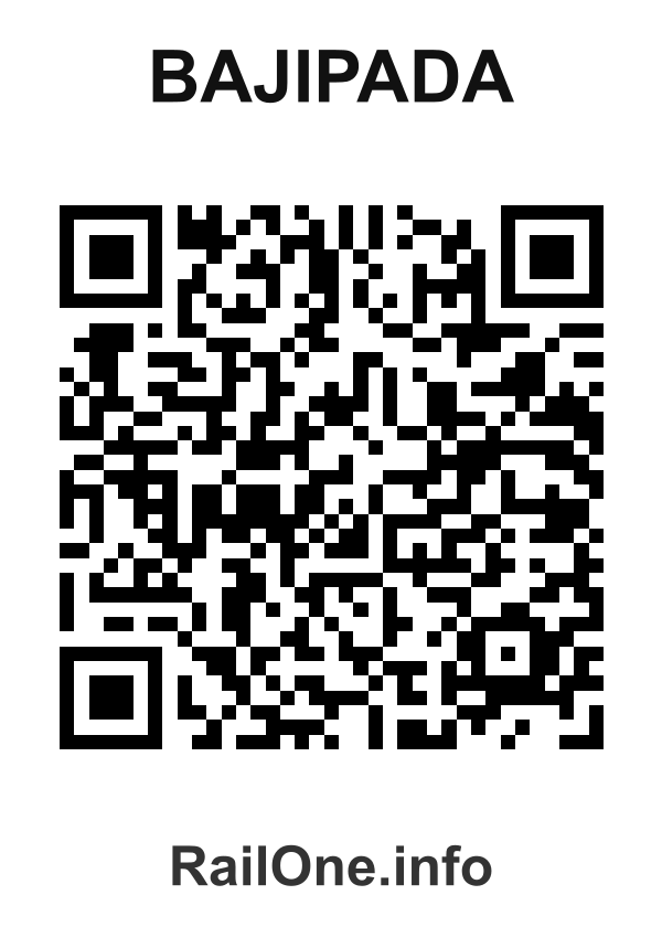 RailOne QR Code for Bajipada station