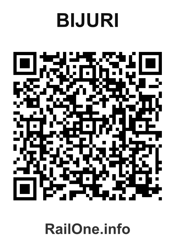 RailOne QR Code for Bijuri station