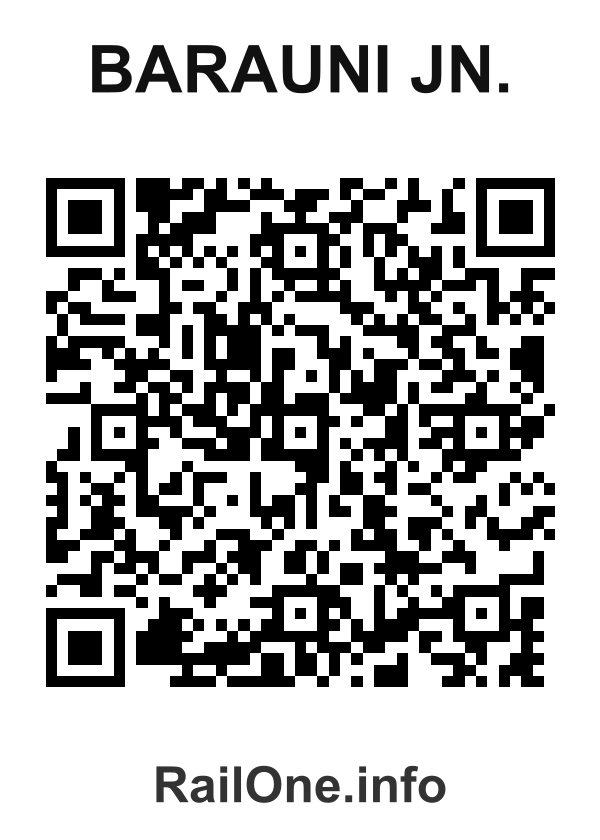 RailOne QR Code for Barauni Jn. station