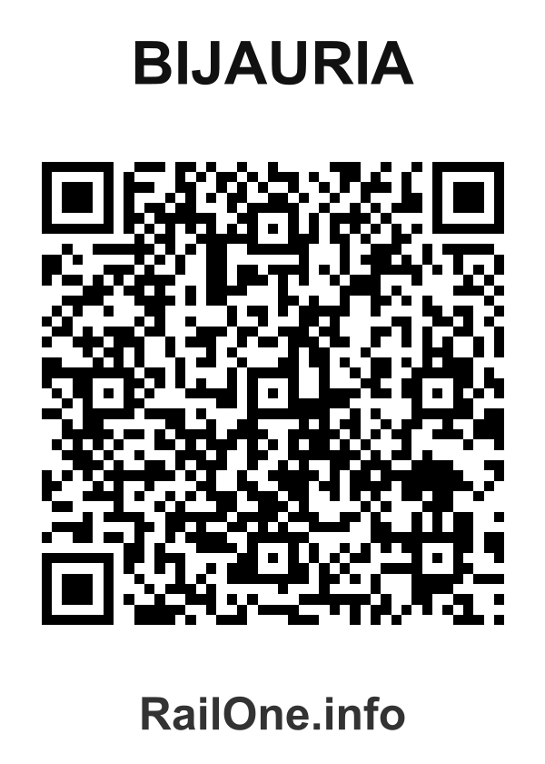 RailOne QR Code for Bijauria station