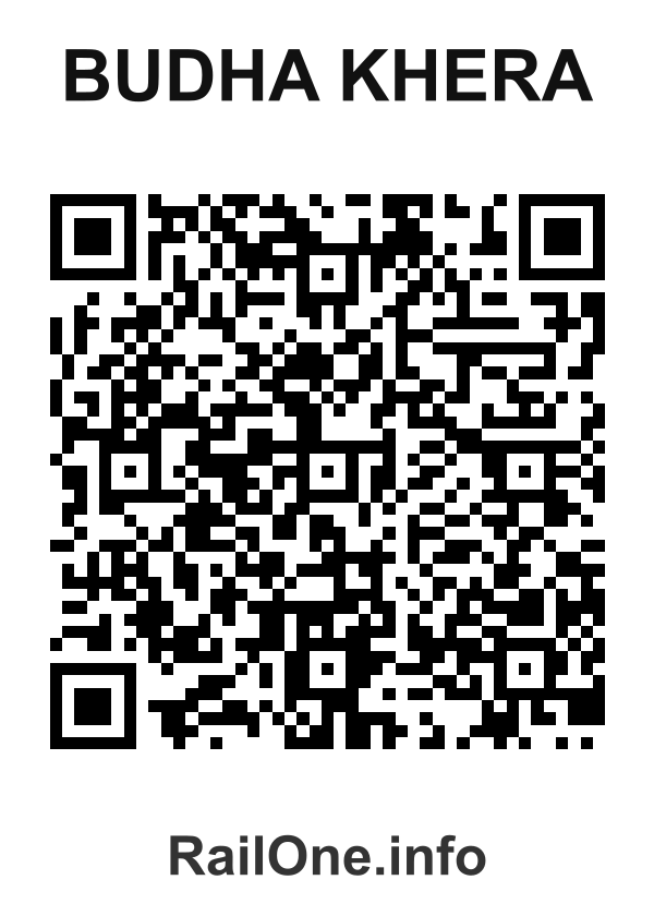 RailOne QR Code for Budha Khera station