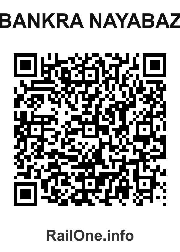 RailOne QR Code for Bankra Nayabaz station